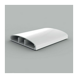 Vezetékcsatorna ívelt műanyag 100mm x 20mm x 2000mm fehér kezeletlen LE KOPOS